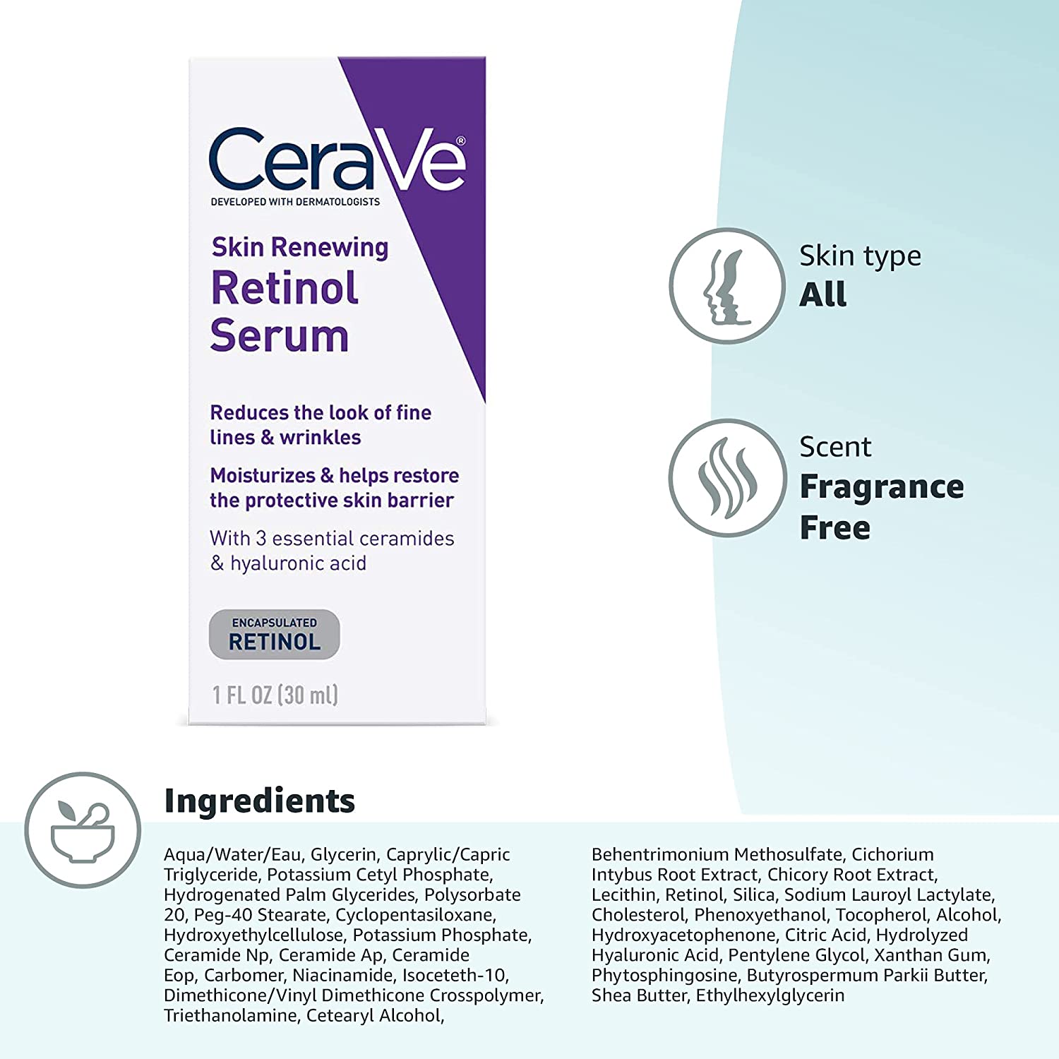 CeraVe Anti Aging Retinol Serum | PickNPamper