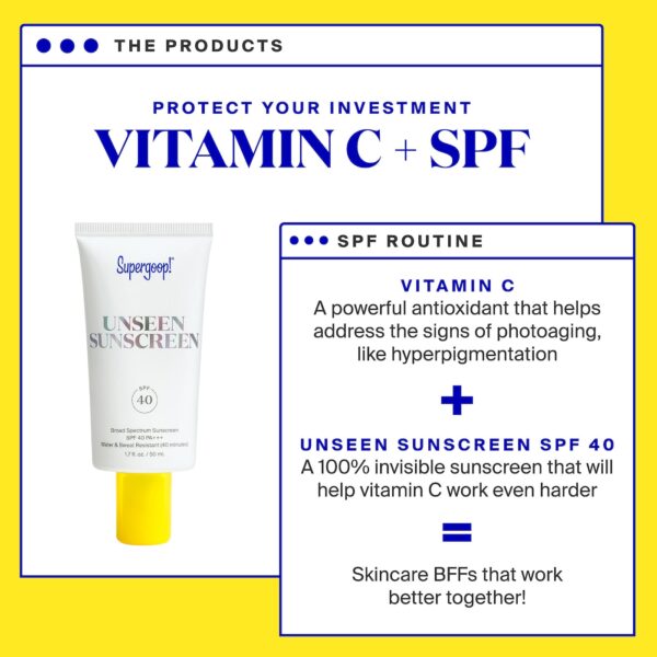 Supergoop! Unseen Sunscreen SPF 40 PA+++ 50 ML