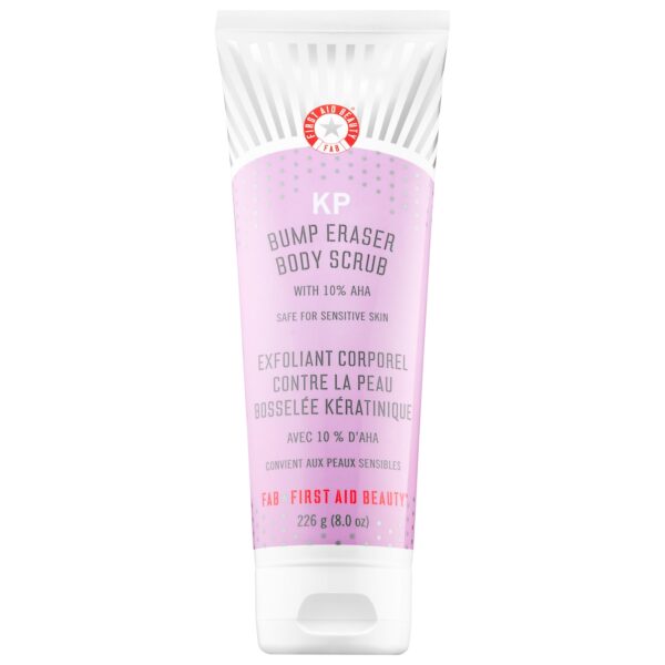 First Aid Beauty KP Bump Eraser Body Scrub with 10% AHA 226 g