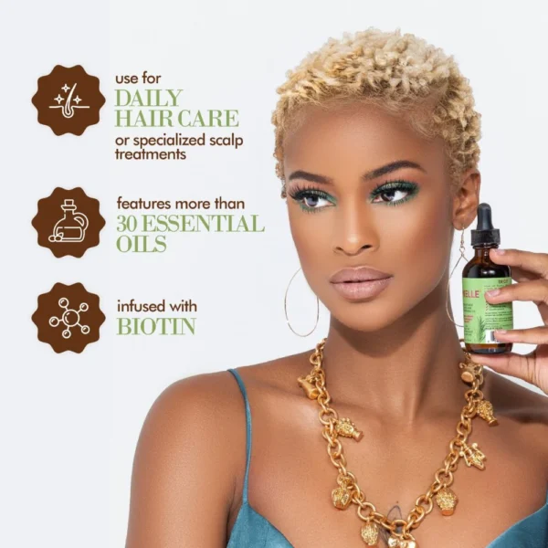 Mielle Rosemary Mint Scalp & Hair Strengthening Oil - Image 3