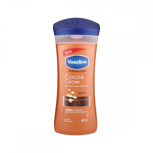 Vaseline Intensive Care Cocoa Glow Body Lotion with Pure Cocoa and Shea Butter - 400 ml