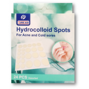 CURE- AID Hydrocolloid spots for acne and cold sores 24pcs