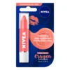 Nivea Coral Crush Crayon Long Lasting Moisture Lip Balm with Natural Oils 3g