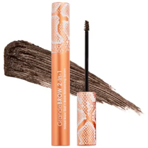 Grande Cosmetics GrandeBROW 2-In-1 Tinted Gel + Brow Enhancing Serum Dark 3.5ml