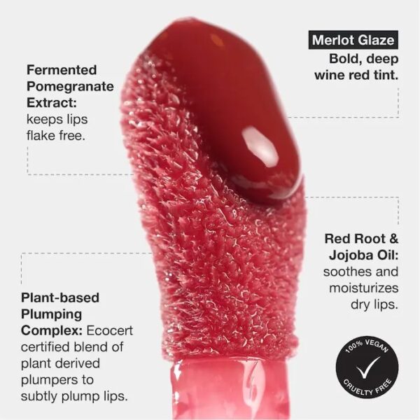 INNBEAUTY Project Glaze Lip Oil Merlot - Image 5