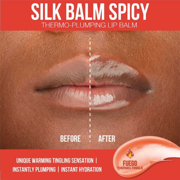 HUDA BEAUTY Silk Balm Spicy Thermo-Plumping Lip Balm