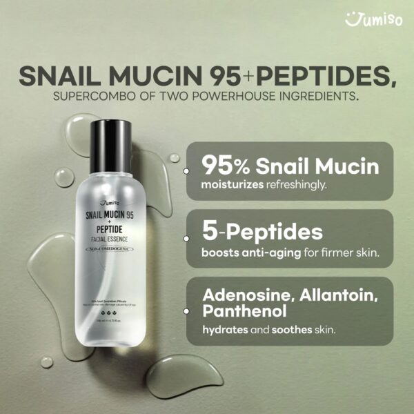 Jumiso Snail Mucin 95 + Peptide Facial Essence - Image 7