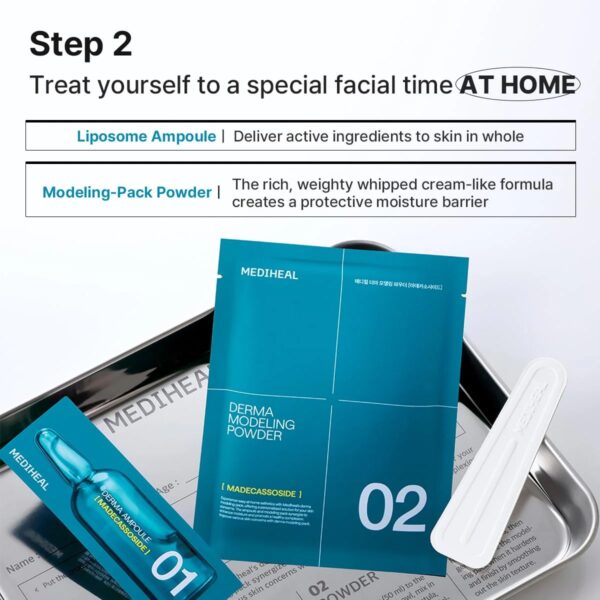 Mediheal Derma Modeling Pack (Madecassoside) Relieving Blemish Marks For Clear Skin - Image 5