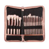 By BEAUTY BAY Rose Glow 18 Piece Brush Set With Brush Stand