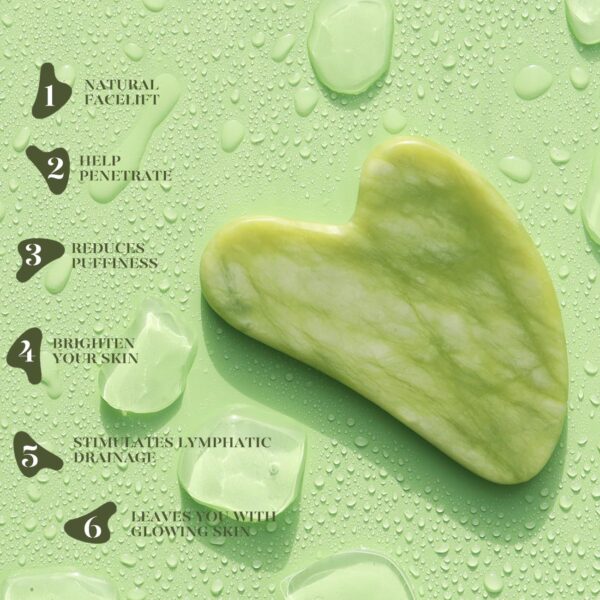 BAIMEI IcyMe Gua Sha & Jade Roller Facial Tools Set - Image 6