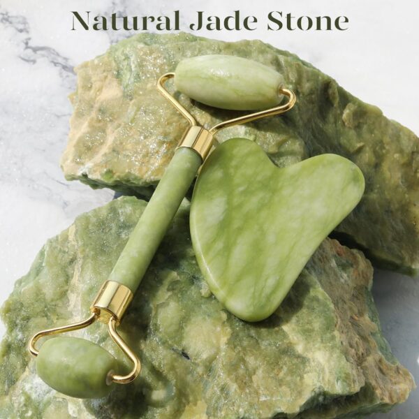 BAIMEI IcyMe Gua Sha & Jade Roller Facial Tools Set - Image 3
