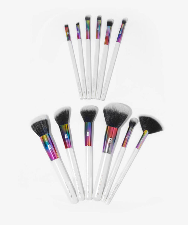 By BEAUTY BAY Prism 12 Piece Travel Brush Set With Holder - Image 4