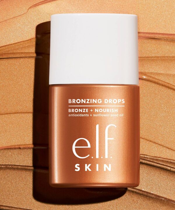 e.l.f. Cosmetics Bronzing Drops Rose Gold 30ml - Image 4