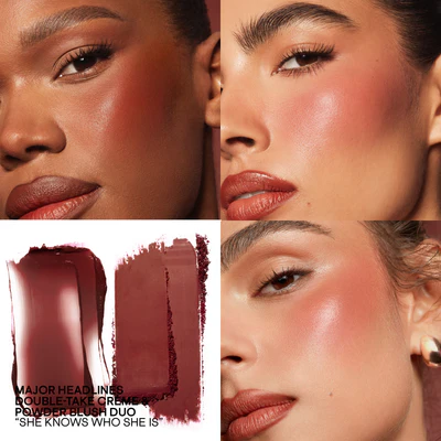 PATRICK TA  Major Headlines Double-Take Crème & Powder Blush Duo She Knows Who She Is - Image 3