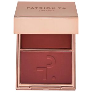 PATRICK TA  Major Headlines Double-Take Crème & Powder Blush Duo She Knows Who She Is