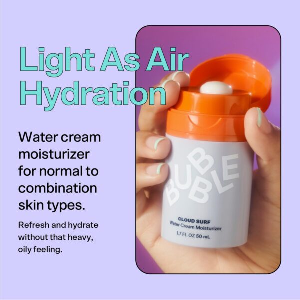 Bubble Skincare Cloud Surf Water Cream Moisturiser 30ml - Image 4
