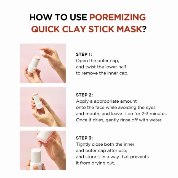SKIN 1004 Madagascar Centella Poremizing Quick Clay Stick Mask 27g - Image 3