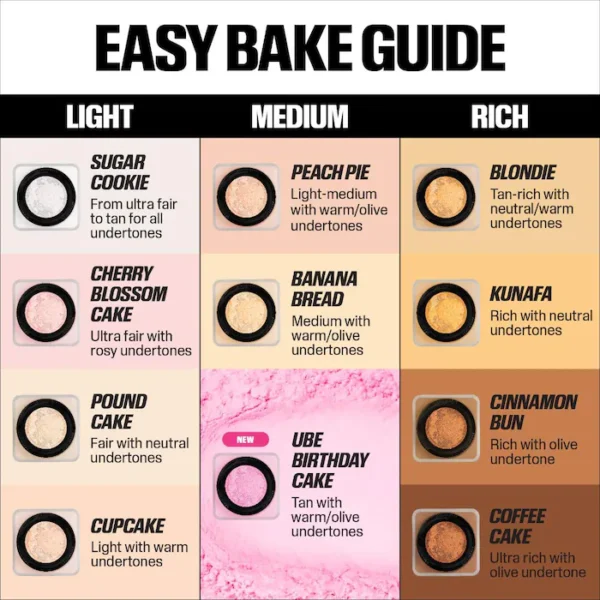 HUDA BEAUTY Easy Bake Blurring Loose Baking & Setting Powder Cherry Blossom - Image 4