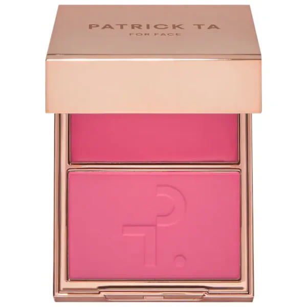 PATRICK TA Major Headlines Double-Take Crème Powder Blush Duo - She's a Doll - Bright Neutral Pink