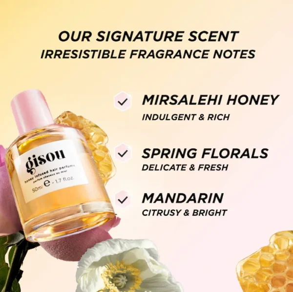 Gisou Mini Wildflower Honey Infused Hair Perfume 15ml - Image 4