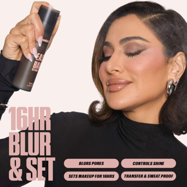 HUDA BEAUTY Mini Easy Bake Blurring Setting Spray with 16-Hour Wear 30ml - Image 7
