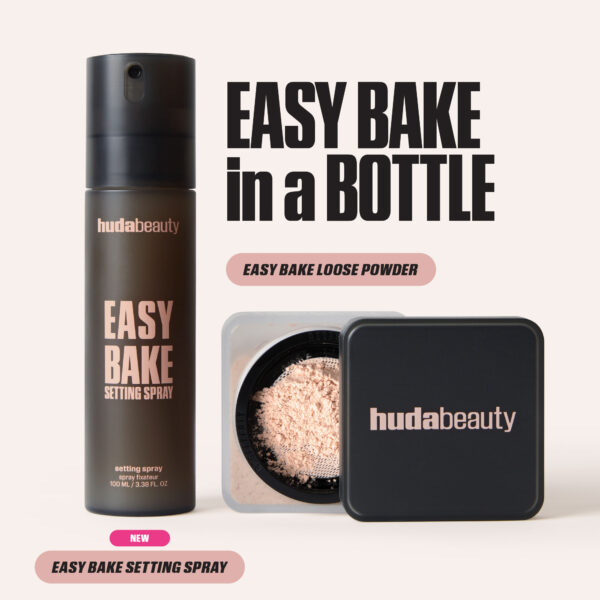 HUDA BEAUTY Mini Easy Bake Blurring Setting Spray with 16-Hour Wear 30ml - Image 2