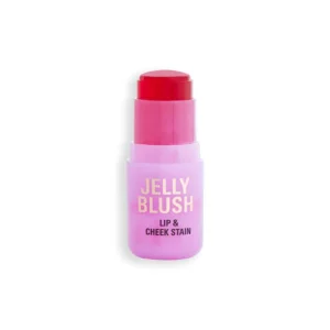 Makeup Revolution Jelly Blush Stick Lip And Cheek Stain Strawberry Pink