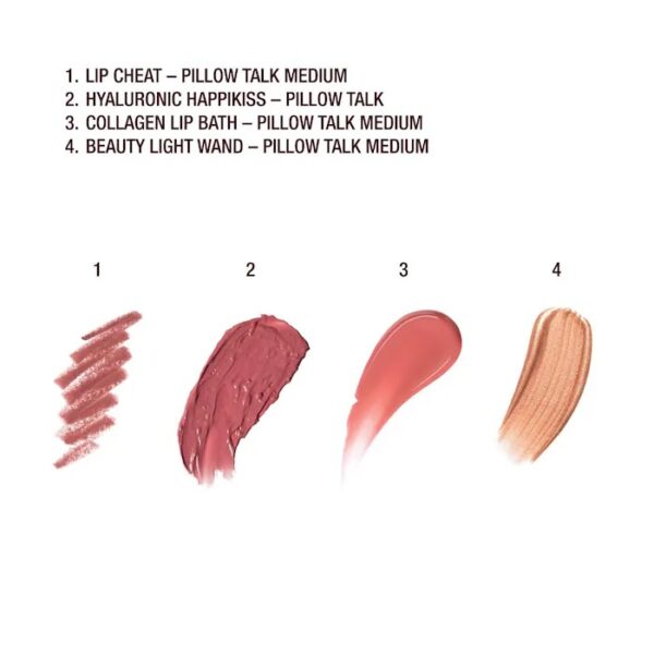 Charlotte Tilbury Pillow Talk Iconic Lip and Cheek Secrets Set Medium - Image 2