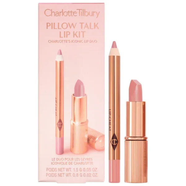Charlotte Tilbury Mini Pillow Talk Lipstick & Liner Set, Pillow Talk Fair - cool pink nude