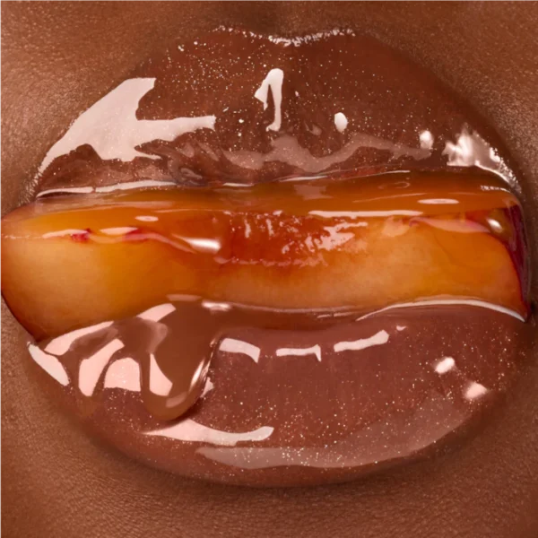 Gisou Honey Infused Hydrating Lip Oil Glazed Plum Sheer Nude Shimmer 8ml - Image 4