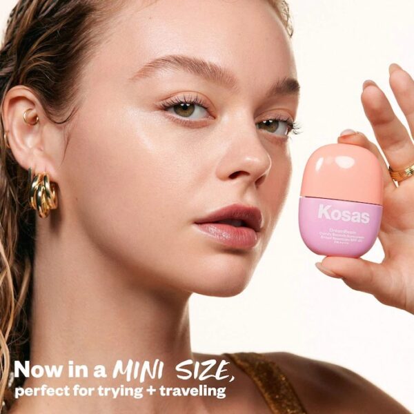Kosas Mini DreamBeam Silicone-Free Mineral Sunscreen SPF 40 with Ceramides and Peptides Comfy Smooth - Image 5