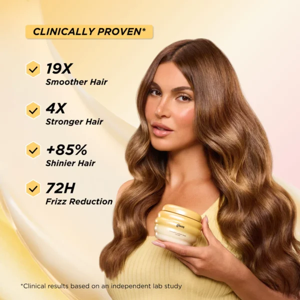 Gisou Mini Honey Gloss Ceramide Therapy Hydrating Hair Mask 75ml - Image 5